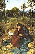 Geertgen Tot Sint Jans Geertgen painting John the Baptist in the Wilderness Spain oil painting artist